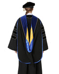 Deluxe PHD Doctoral Hood with Gold Piping - 10 Color Combinations Available - Graduation Cap&Gown