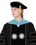 Deluxe PHD Doctoral Hood with Gold Piping - 10 Color Combinations Available - Graduation Cap&Gown
