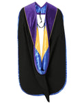 Deluxe PHD Doctoral Hood with Gold Piping - 10 Color Combinations Available - Graduation Cap&Gown