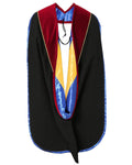 Deluxe PHD Doctoral Hood with Gold Piping - 10 Color Combinations Available - Graduation Cap&Gown
