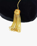 Black Deluxe Doctorate Tam – 4-6-8 Sided Available - Graduation Cap&Gown