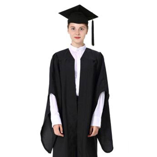 Classic British Bachelor's Degree Graduation Gown Uniform - Graduation Cap&Gown