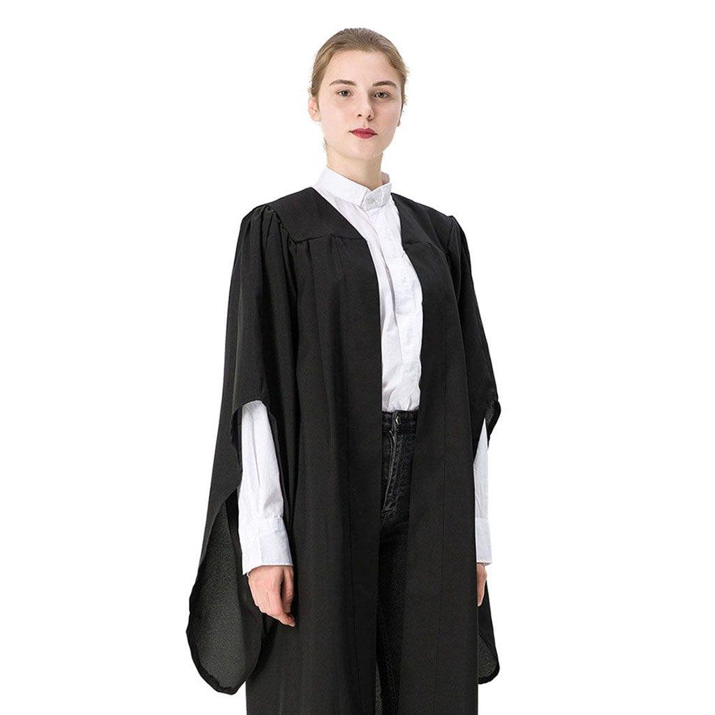 Classic British Bachelor's Degree Graduation Gown Uniform - Graduation Cap&Gown
