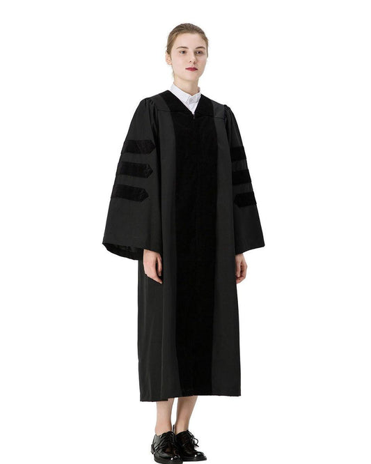 Economy Doctoral Graduation Gown Tam Package - Graduation Cap&Gown