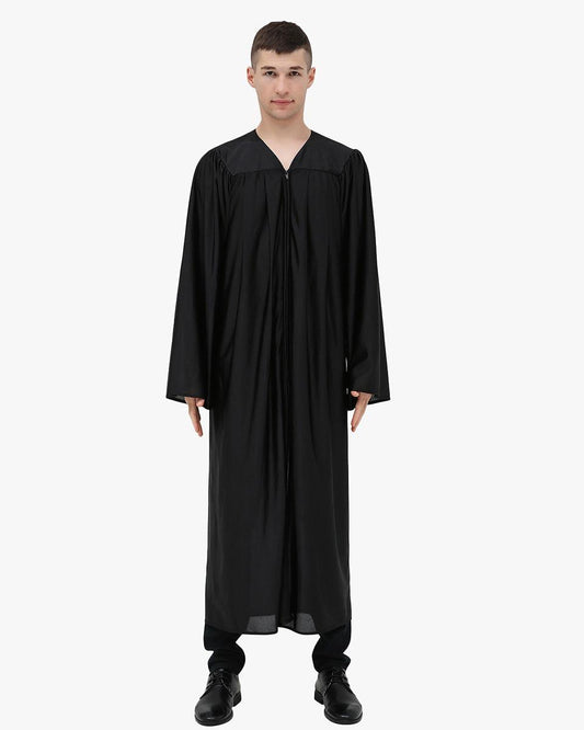High School Economy Shiny Graduation Gown Only - 12 Colors Available - Graduation Cap&Gown