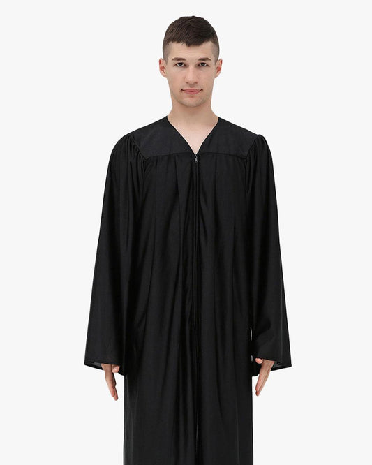 High School Economy Shiny Graduation Gown Only - 12 Colors Available - Graduation Cap&Gown