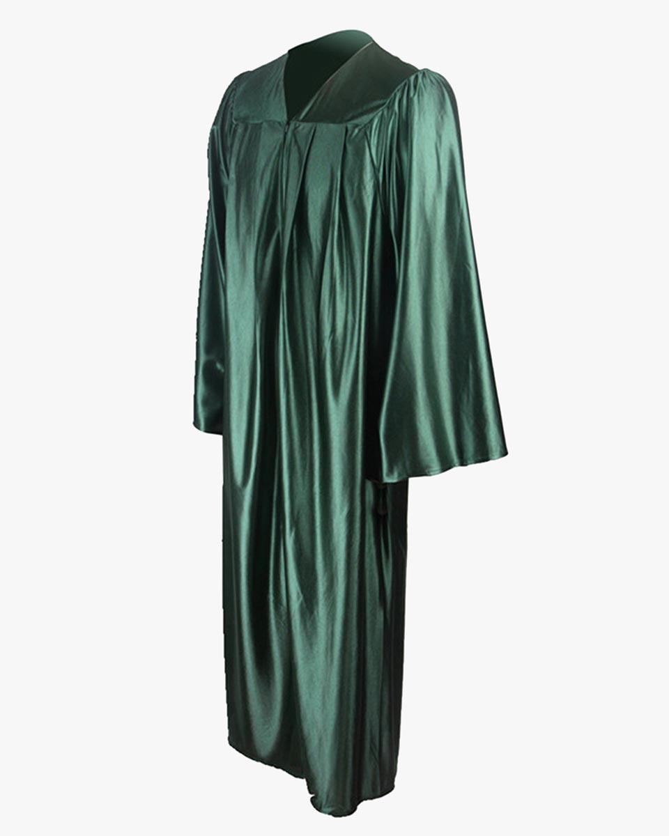 High School Economy Shiny Graduation Gown Only - 12 Colors Available - Graduation Cap&Gown
