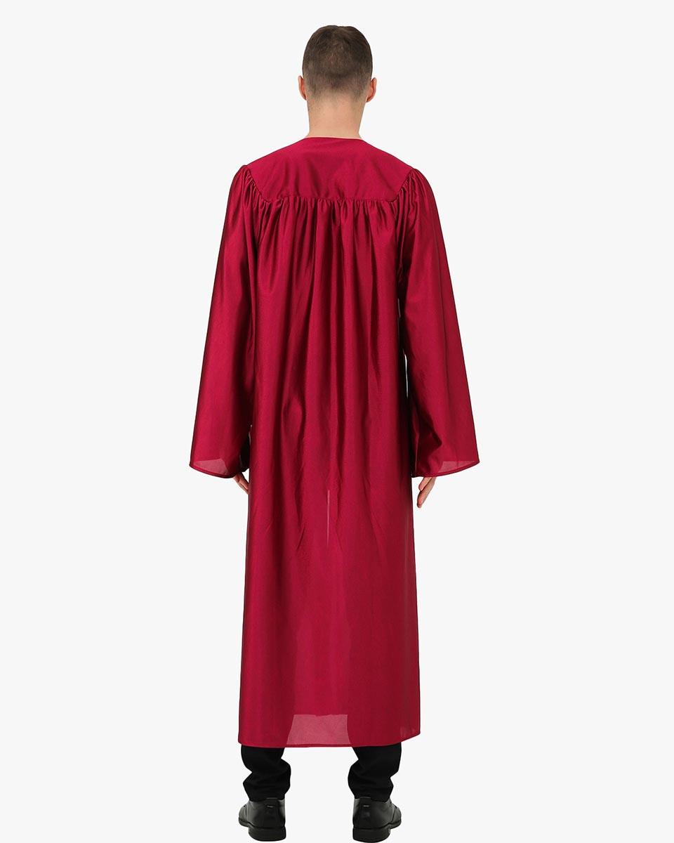 High School Economy Shiny Graduation Gown Only - 12 Colors Available - Graduation Cap&Gown