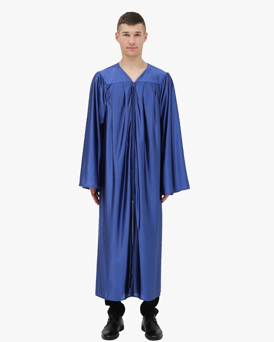 High School Economy Shiny Graduation Gown Only - 12 Colors Available - Graduation Cap&Gown