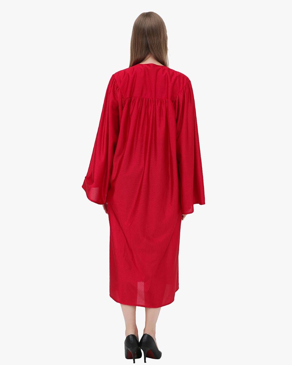 High School Economy Shiny Graduation Gown Only - 12 Colors Available - Graduation Cap&Gown