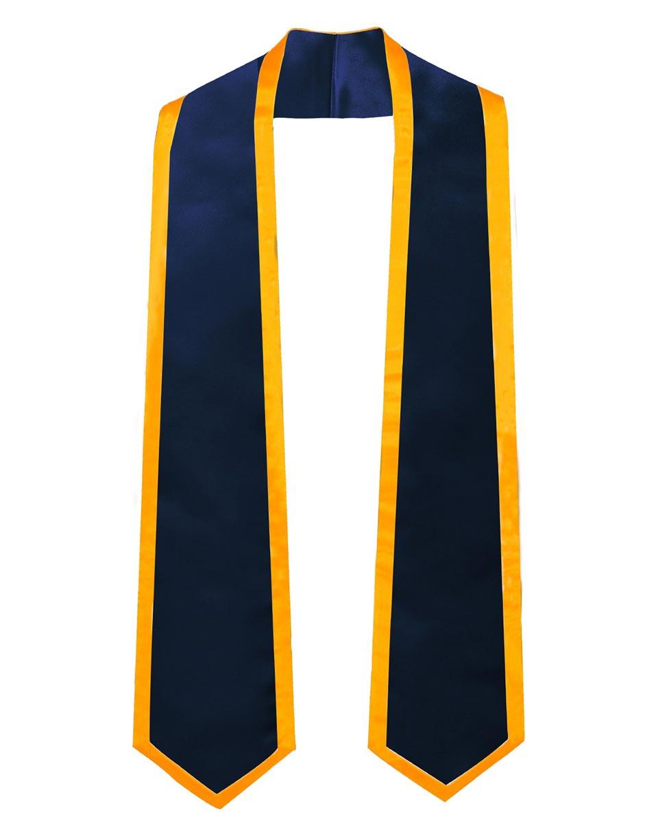 Graduation Stoles Classic End With Trim - 11 Colors Available - Graduation Cap&Gown