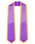 Graduation Stoles Classic End With Trim - 11 Colors Available - Graduation Cap&Gown