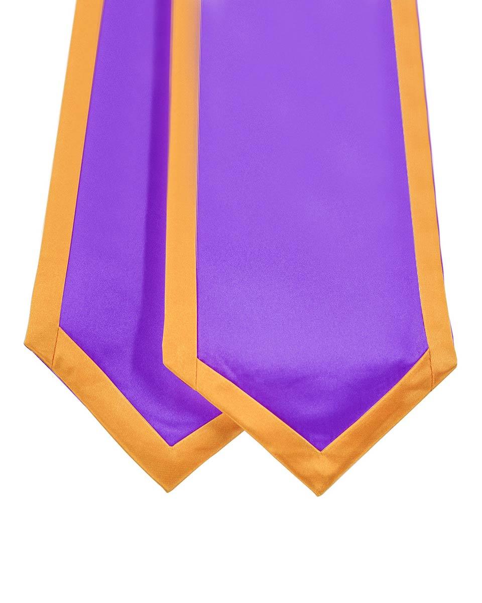 Graduation Stoles Classic End With Trim - 11 Colors Available - Graduation Cap&Gown