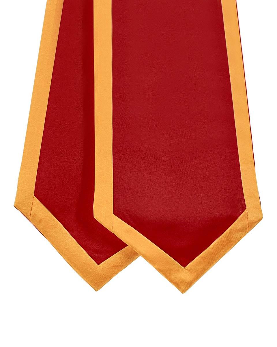 Graduation Stoles Classic End With Trim - 11 Colors Available - Graduation Cap&Gown