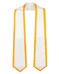 Graduation Stoles Classic End With Trim - 11 Colors Available - Graduation Cap&Gown