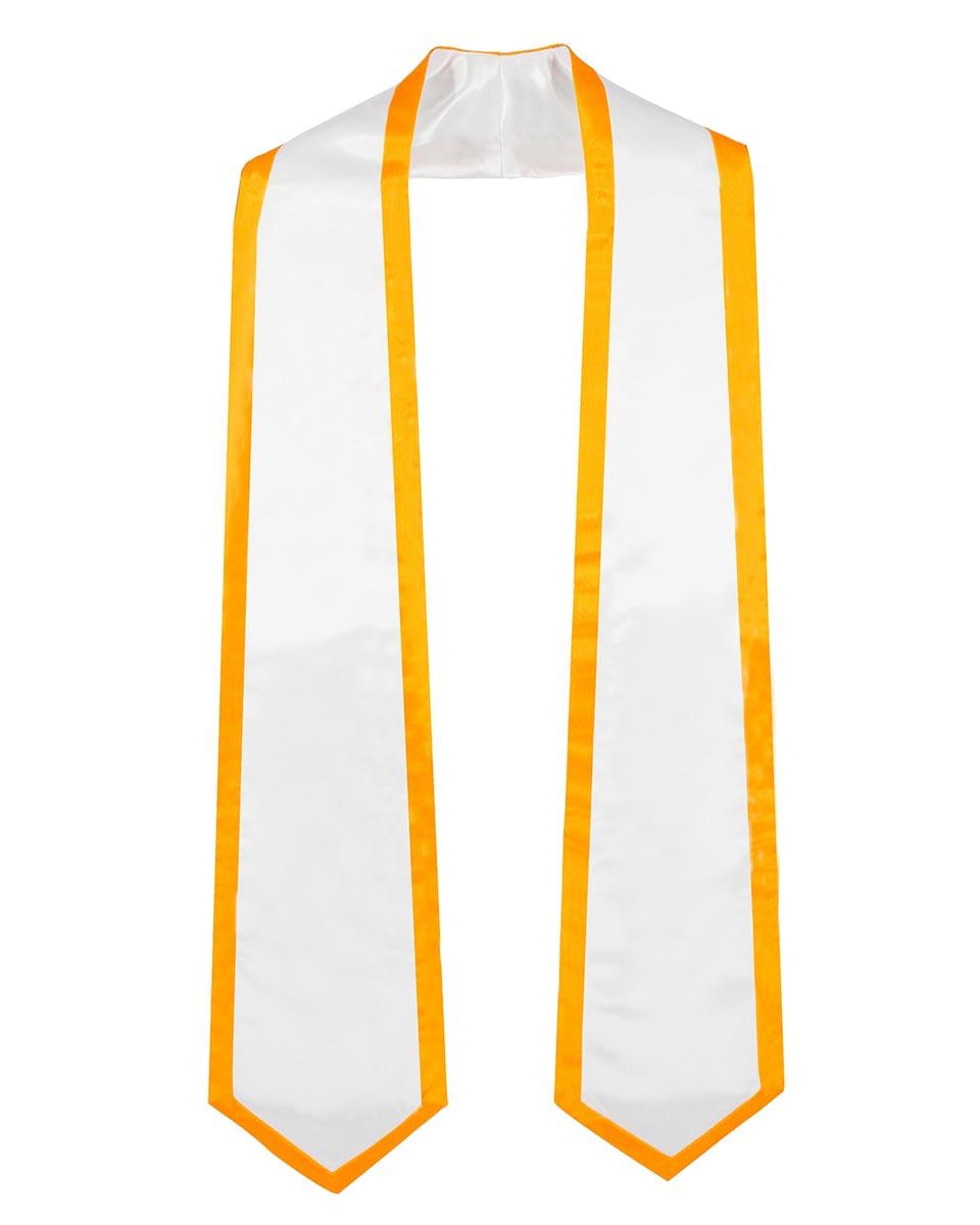 Graduation Stoles Classic End With Trim - 11 Colors Available - Graduation Cap&Gown