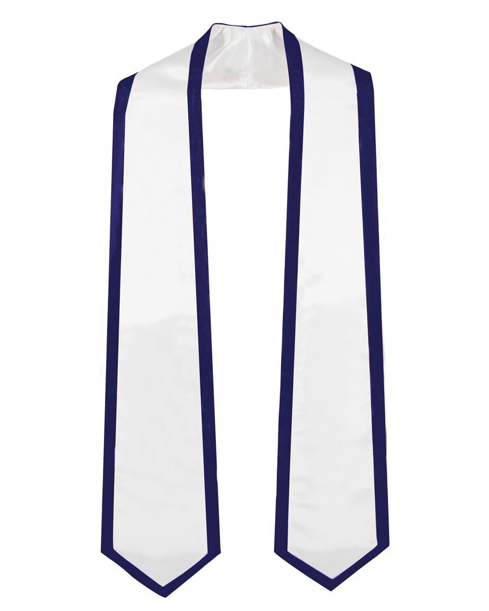 Graduation Stoles Classic End With Trim - 11 Colors Available - Graduation Cap&Gown