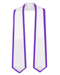 Graduation Stoles Classic End With Trim - 11 Colors Available - Graduation Cap&Gown