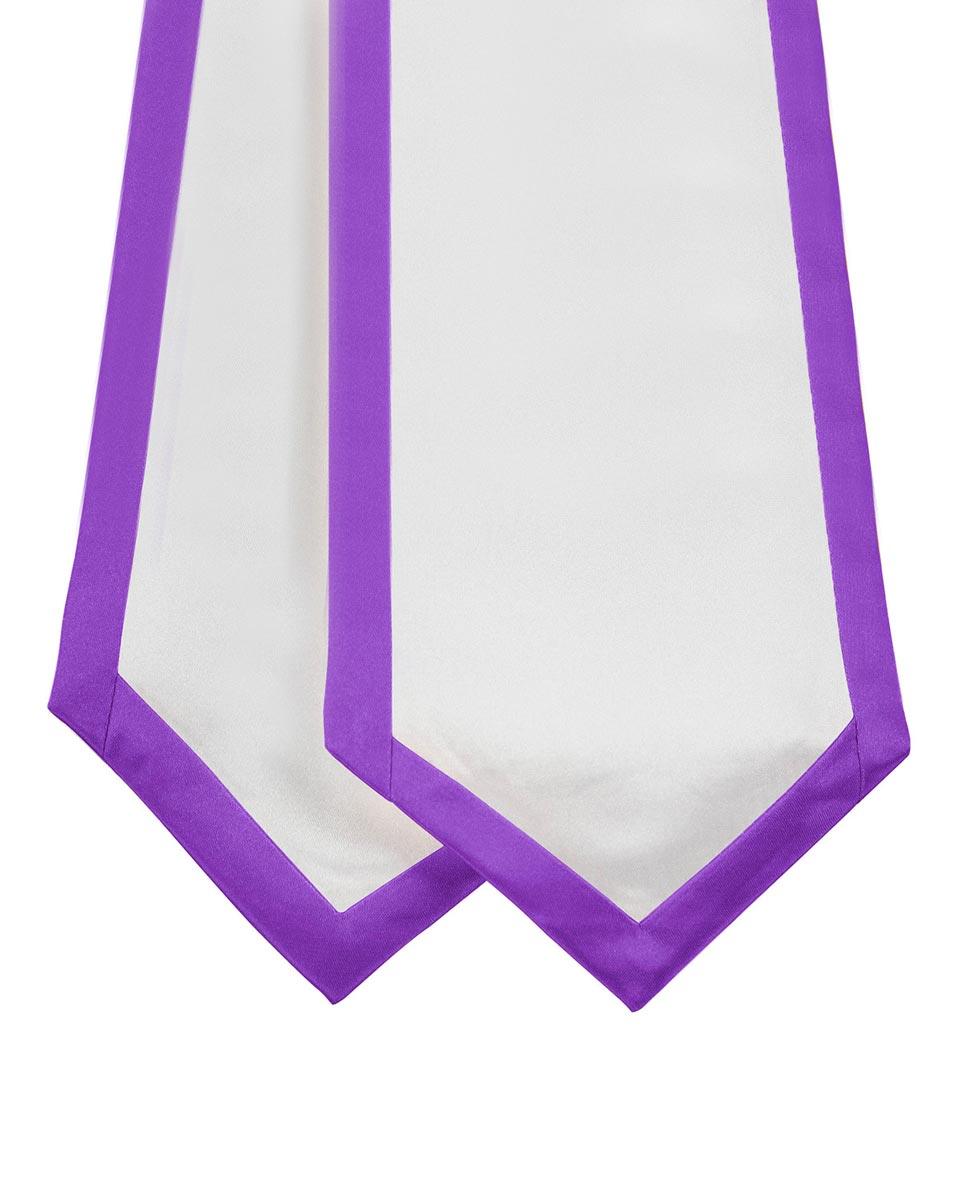 Graduation Stoles Classic End With Trim - 11 Colors Available - Graduation Cap&Gown