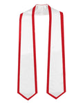 Graduation Stoles Classic End With Trim - 11 Colors Available - Graduation Cap&Gown
