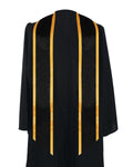 Graduation Stole Angled End With Trim - 11 Colors Available - Graduation Cap&Gown