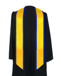 Graduation Stole Angled End With Trim - 11 Colors Available - Graduation Cap&Gown