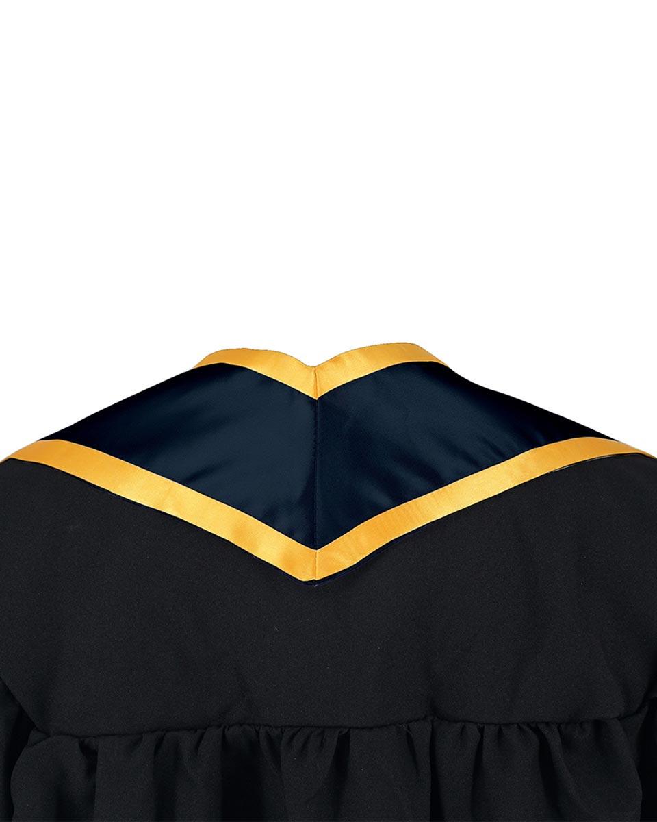 Graduation Stole Angled End With Trim - 11 Colors Available - Graduation Cap&Gown