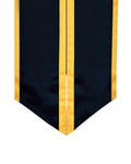 Graduation Stole Angled End With Trim - 11 Colors Available - Graduation Cap&Gown