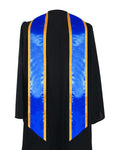 Graduation Stole Angled End With Trim - 11 Colors Available - Graduation Cap&Gown