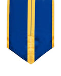 Graduation Stole Angled End With Trim - 11 Colors Available - Graduation Cap&Gown