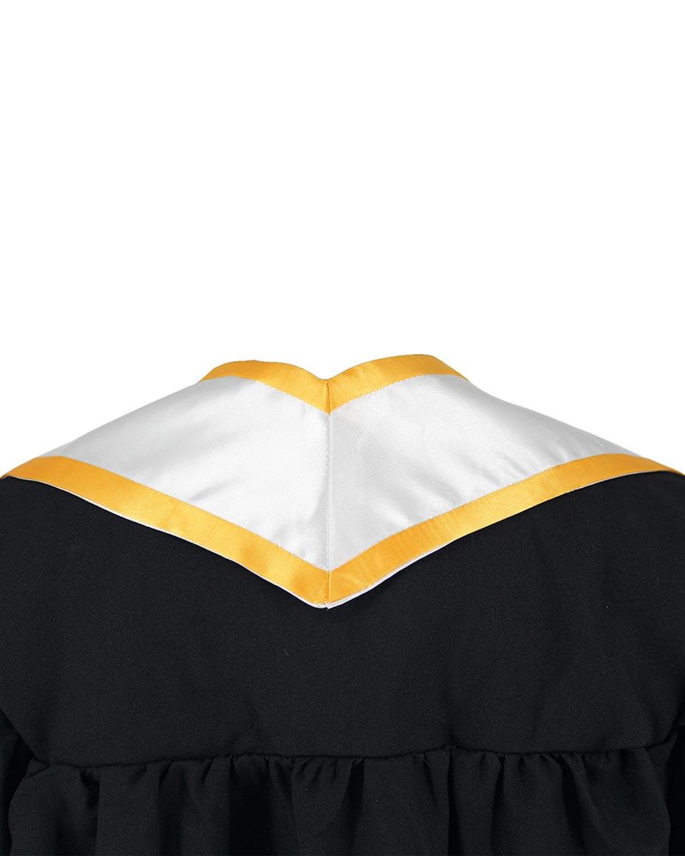 Graduation Stole Angled End With Trim - 11 Colors Available - Graduation Cap&Gown