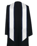 Graduation Stole Angled End With Trim - 11 Colors Available - Graduation Cap&Gown