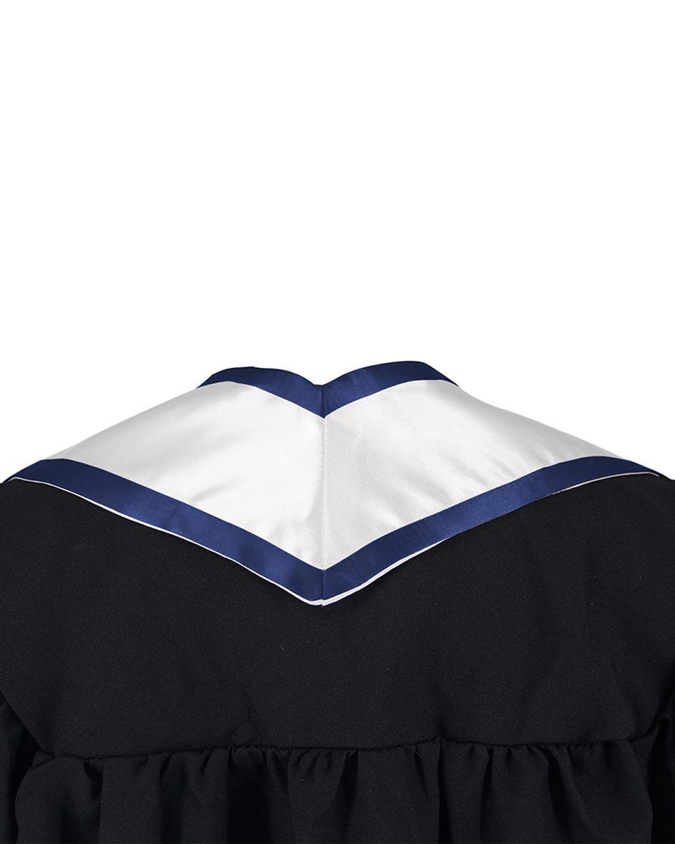 Graduation Stole Angled End With Trim - 11 Colors Available - Graduation Cap&Gown