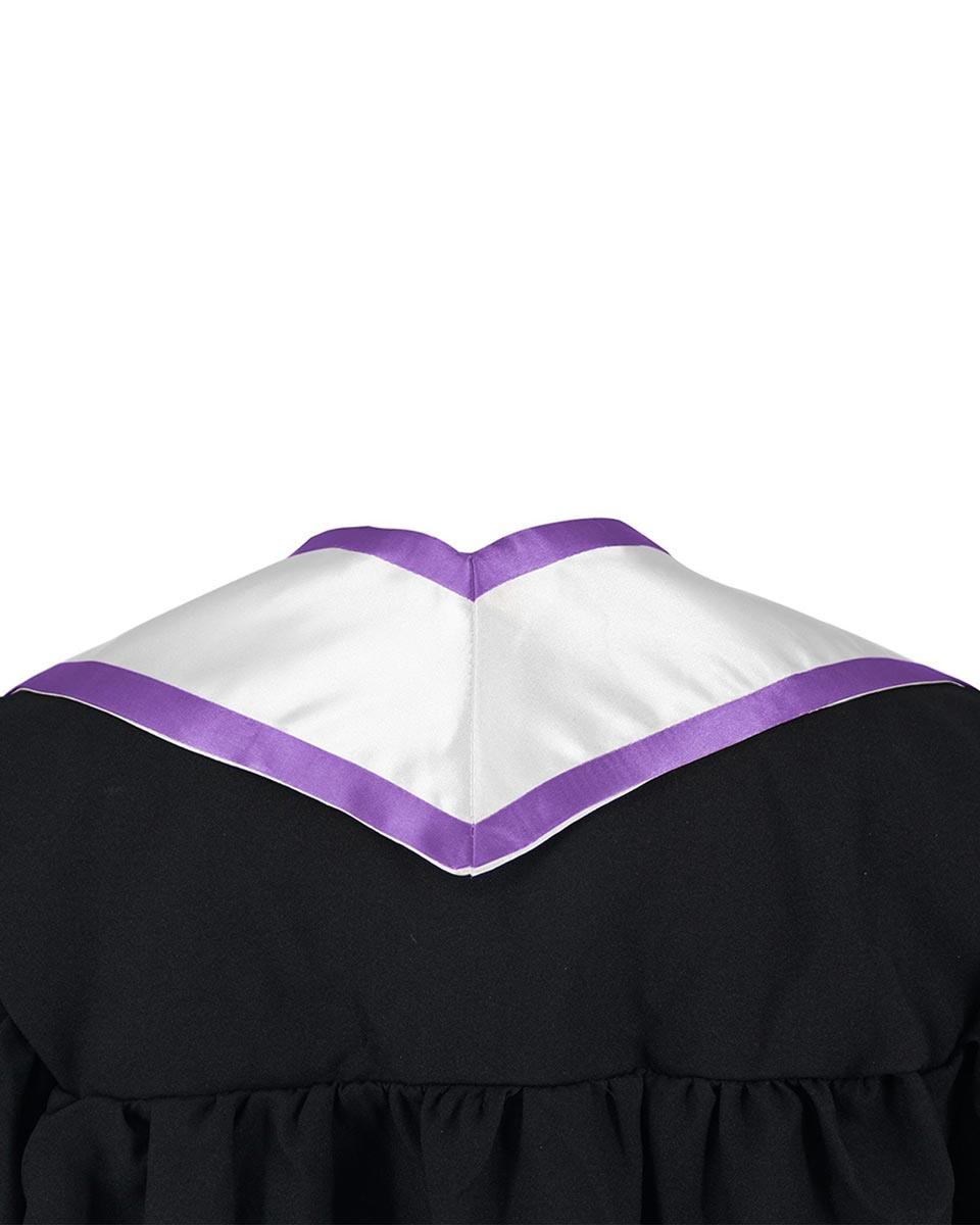 Graduation Stole Angled End With Trim - 11 Colors Available - Graduation Cap&Gown