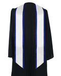 Graduation Stole Angled End With Trim - 11 Colors Available - Graduation Cap&Gown