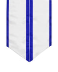 Graduation Stole Angled End With Trim - 11 Colors Available - Graduation Cap&Gown