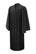 Deluxe Black Bachelors Academic Gown - Graduation Cap&Gown