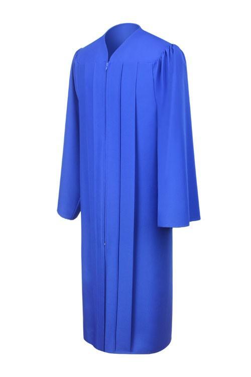 Matte Royal Blue Bachelors Academic Gown - Graduation Cap&Gown