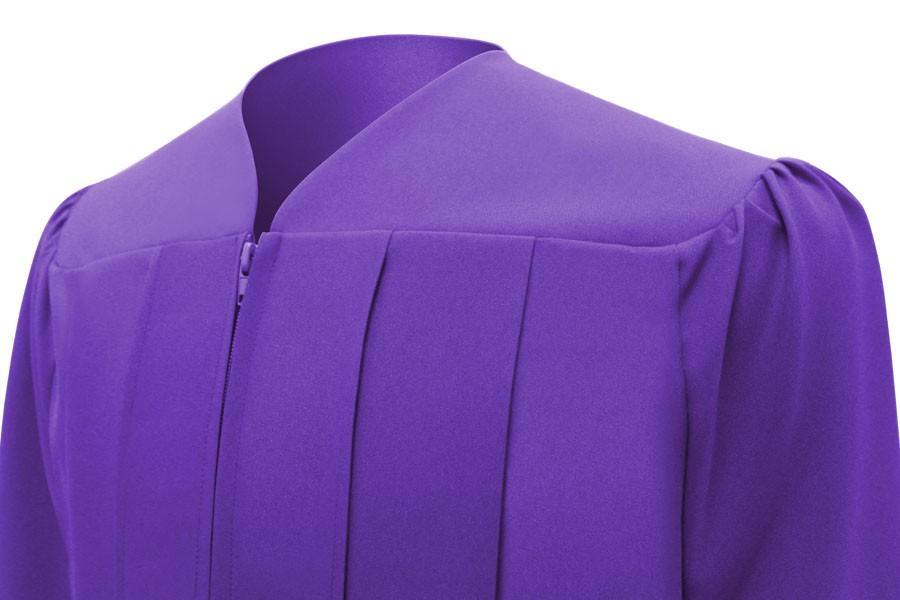 Matte Purple Bachelors Academic Gown - Graduation Cap&Gown