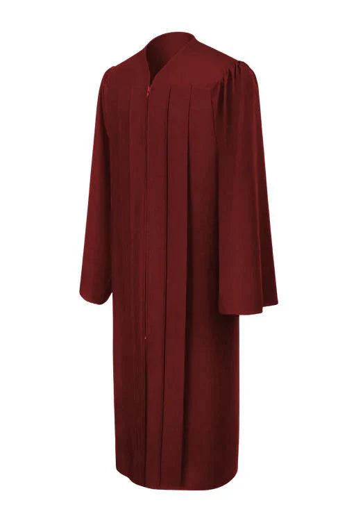 Matte Burgundy Junior High/Middle School Cap & Gown - Graduation Cap&Gown