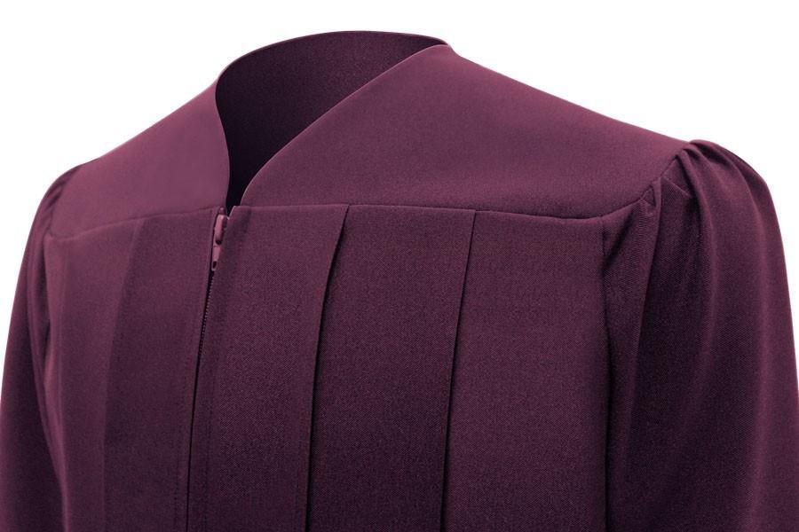 Matte Maroon Bachelors Academic Gown - Graduation Cap&Gown