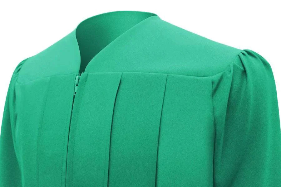 Matte Emerald Green Bachelors Academic Cap & Gown - Graduation Cap&Gown