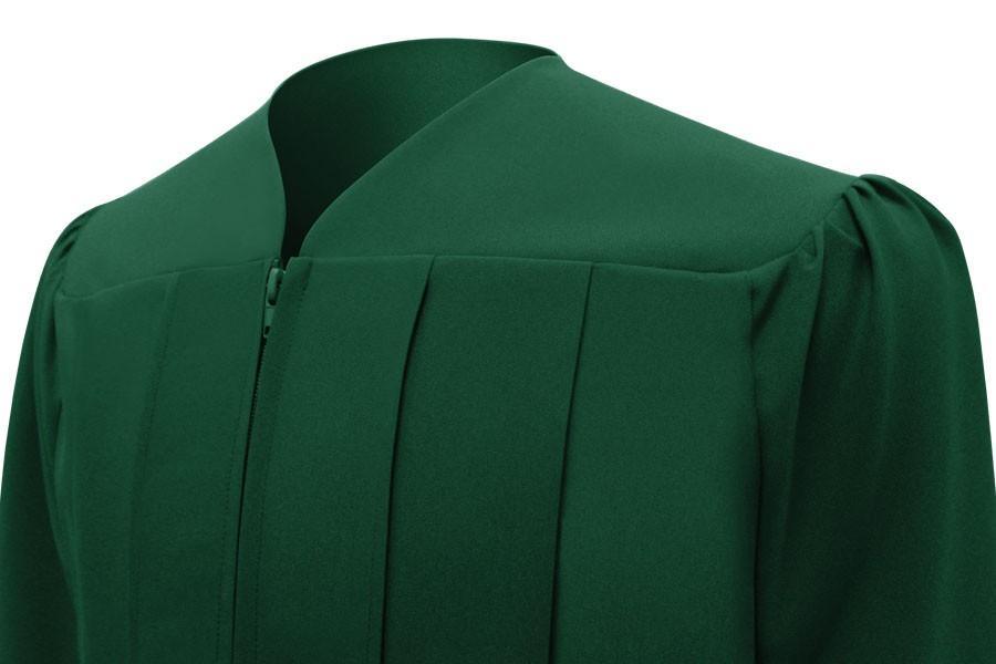 Matte Hunter Bachelors Gown - Graduation Cap&Gown