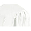 Shiny White Bachelors Academic Gown - Graduation Cap&Gown