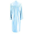 Shiny Light Blue Bachelors Academic Gown - Graduation Cap&Gown
