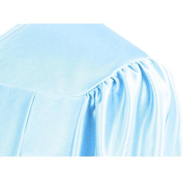 Shiny Light Blue Bachelors Academic Gown - Graduation Cap&Gown