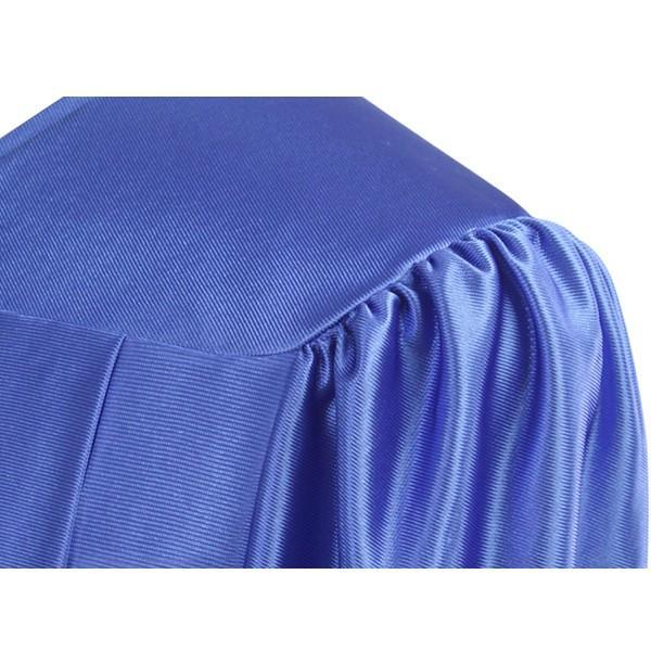 Shiny Royal Blue Bachelors Gown - Graduation Cap&Gown