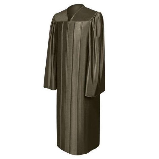 Shiny Brown Elementary Gown - Graduation Cap&Gown