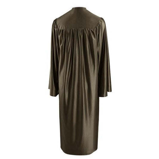 Shiny Brown Elementary Gown - Graduation Cap&Gown