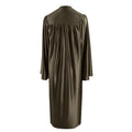 Shiny Brown Bachelors Gown - Graduation Cap&Gown